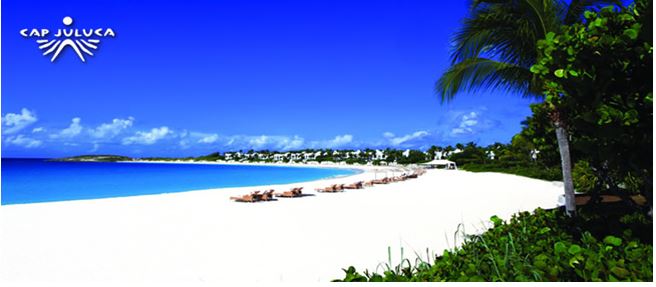 Al Cap Juluca di Anguilla la splendida spiaggia di La Maundays Bay, classificata tra le 10 più belle dei Caraibi
