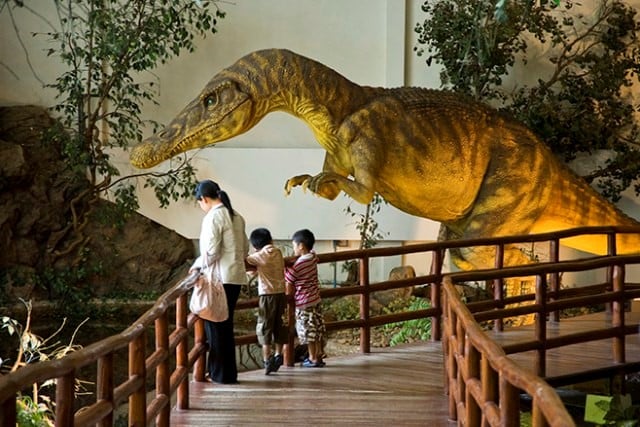 I dinosauri nel nord-est della Thailandia