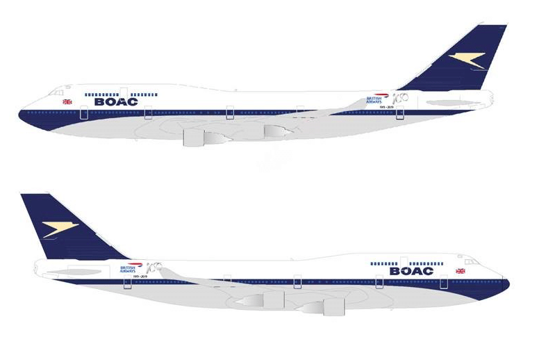 Il "Come eravamo" di British Airways per il centenario