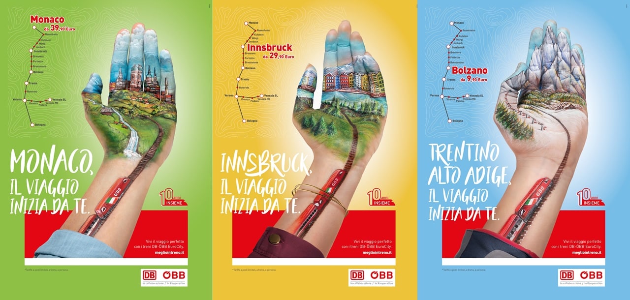 I treni DB Bahn Italia in una nuova campagna promozionale