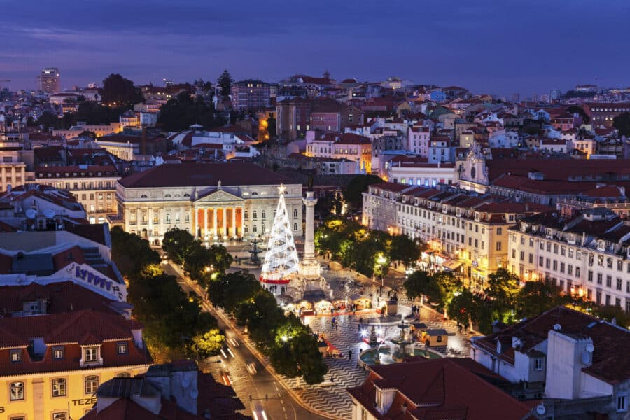 Lisbona, a Natale e Capodanno