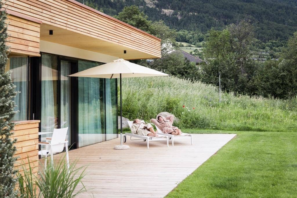 Chalet Hortus dell’hotel Garberhof, un'oasi di benessere in Alta Val Venosta