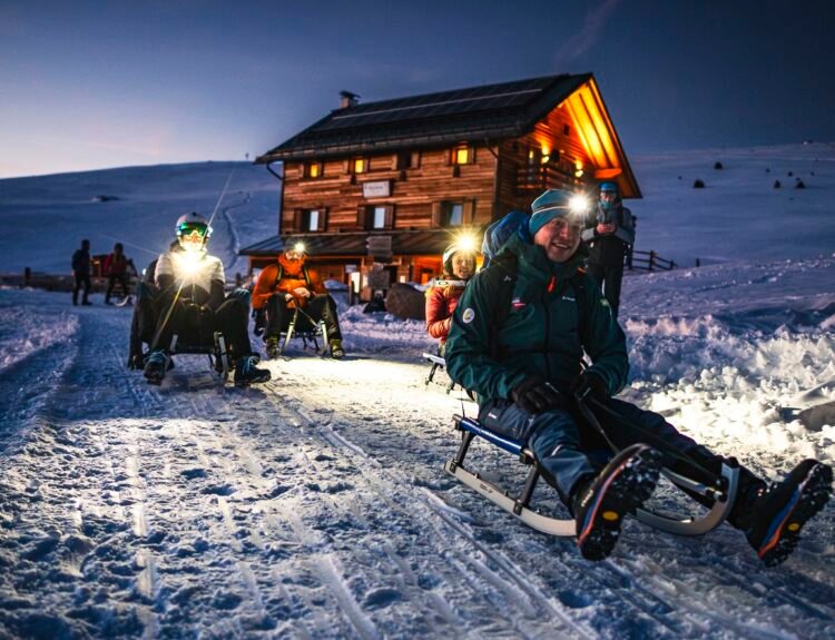 Val Gardena di notte