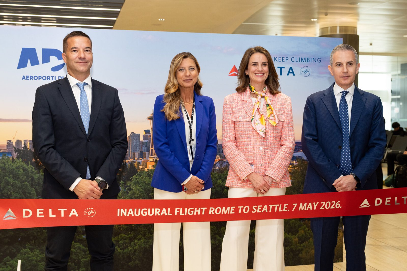 Delta inaugura il volo diretto Roma Fiumicino-Seattle - Viaggiare News