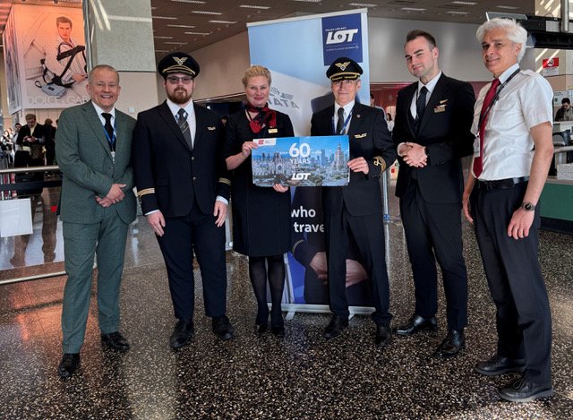 LOT celebra i 60 anni del collegamento diretto Milano-Varsavia