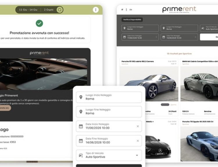 Blastness integra il noleggio luxury di Primerent negli hotel