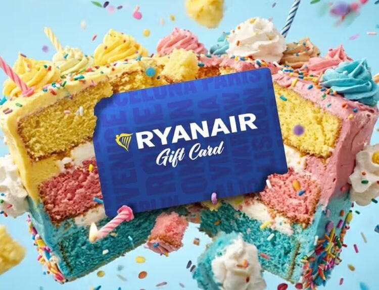 Ryanair lancia le Gift Card di Natale 2026