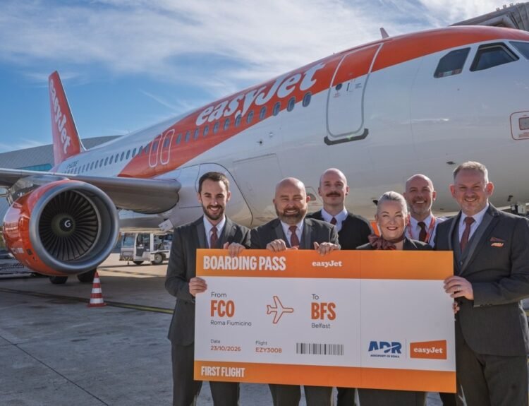 easyJet inaugura la rotta diretta Roma-Belfast